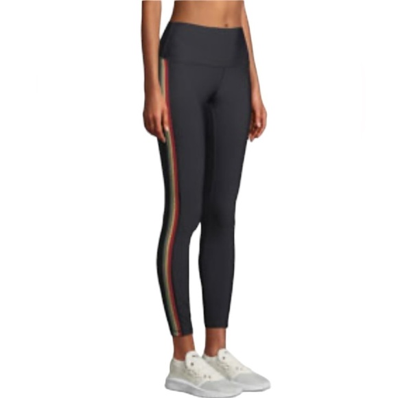 Spritual Gangster Shimmer Stripe 7/8 High Waist Leggings Women’s Size Sm… - Picture 10 of 14
